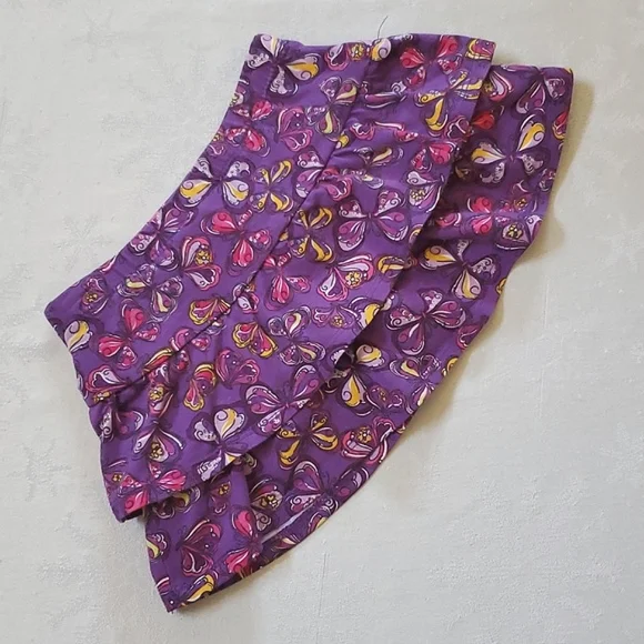 1989 Place Solid Purple Top 12-18 Months & Print Purple Skirt 9-12 Months - Picture 6 of 7